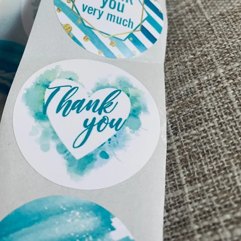 100 ~1.5” Thank You Boutique Stickers 🌟🆕🌟 2 For $15 (Bundle & Save)